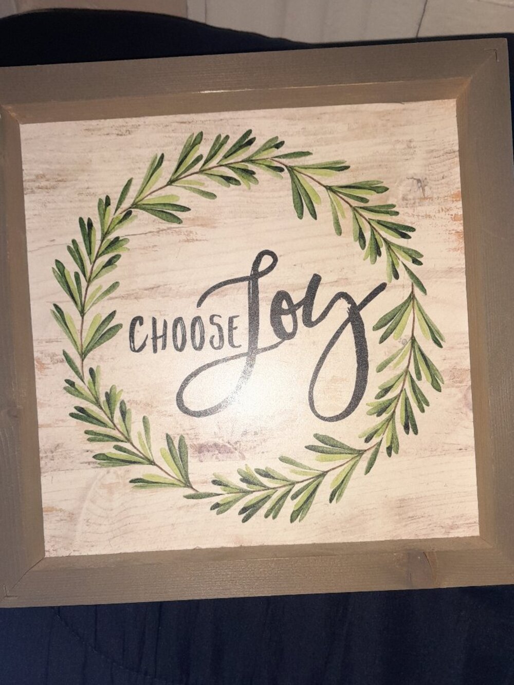 Choose Joy Sign
